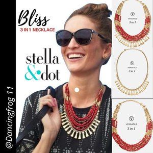 Stella & Dot Bliss Statement Necklace-Wear 3 Ways!